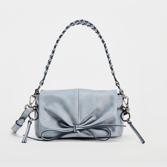 ZARA NWT HANDBAG WITH BOW REF 6506/410 - Picture 2 of 13